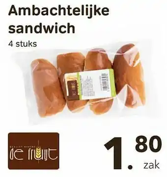 Ambachtelijke sandwich