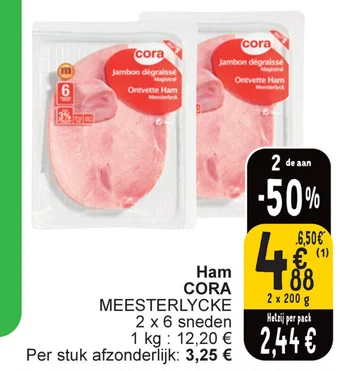 Cora Ham aanbieding