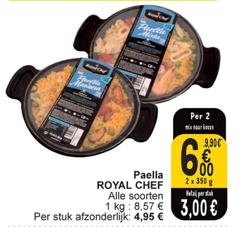 Cora Paella ROYAL CHEF aanbieding