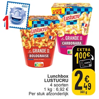 Cora Lunchbox LUSTUCRU aanbieding