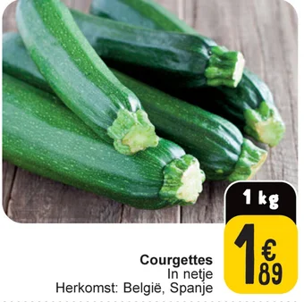 Cora Courgettes aanbieding