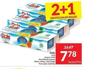 Intermarché Dole Gold Ananas aanbieding