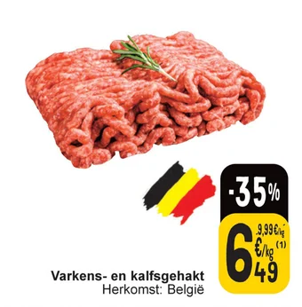 Cora Varkens- en kalfsgehakt aanbieding