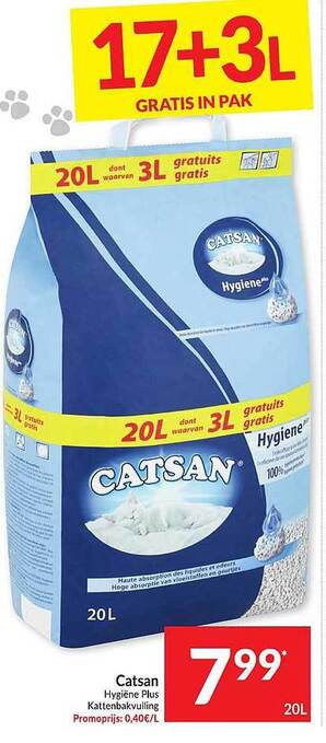 Catsan Kattenbakvulling 20L