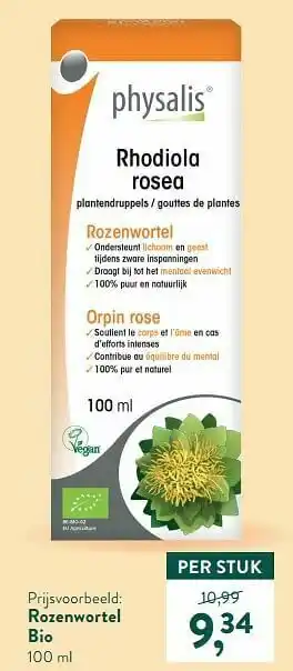 Holland & Barrett Rozenwortel bio aanbieding