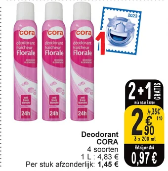 Cora Deodorant aanbieding