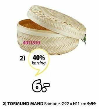 Jysk Tormund mand aanbieding