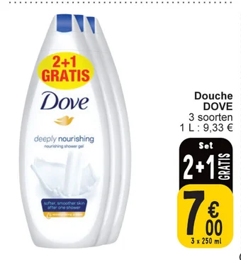 Cora Douche DOVE aanbieding