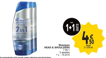 Cora Shampoo HEAD & SHOULDERS aanbieding