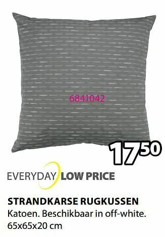 Jysk Strandkarse rugkussen aanbieding