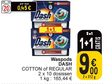 Cora Waspods DASH aanbieding
