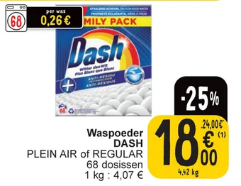 Cora Waspoeder DASH aanbieding