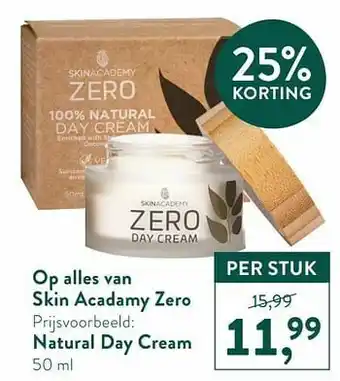 Holland & Barrett Natural day cream aanbieding