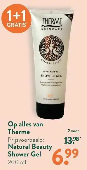 Natural beauty shower gel