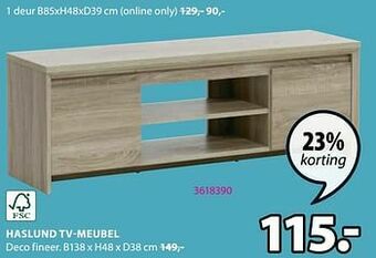 Jysk Haslund tv-meubel aanbieding
