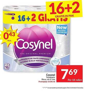 Intermarché Cosynel Toiletpapier aanbieding