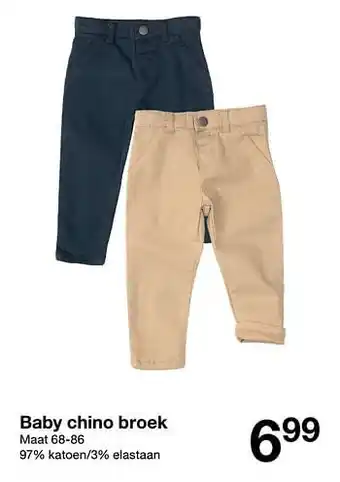 Baby chino broek