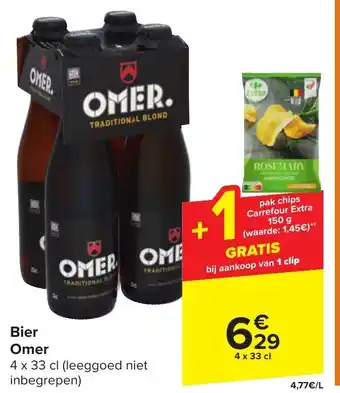 Carrefour Bier Omer aanbieding