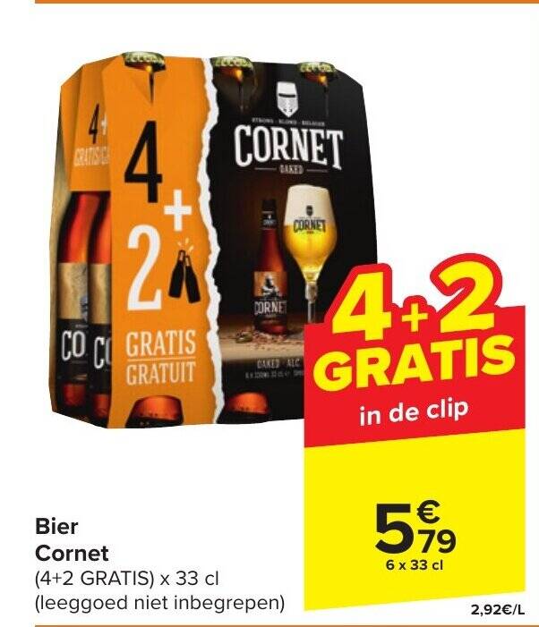 Bier promotie bij Carrefour