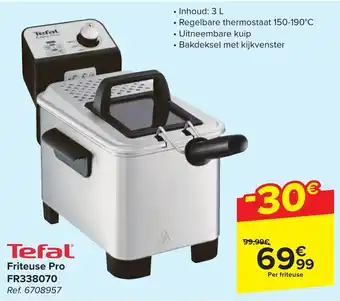Carrefour Friteuse Pro FR338070 aanbieding