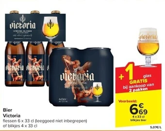 Carrefour Bier Victoria aanbieding