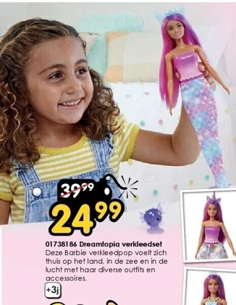 ToyChamp 01738186 dreamtopia verkleedset aanbieding