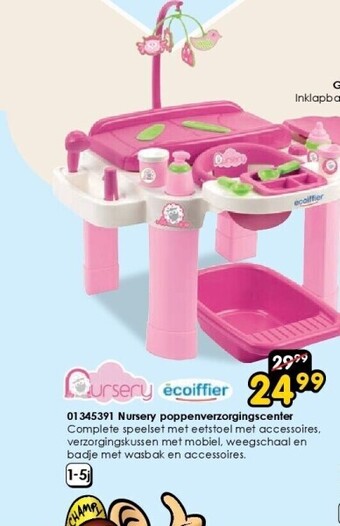 ToyChamp 01345391 nursery poppenverzorgingscenter aanbieding