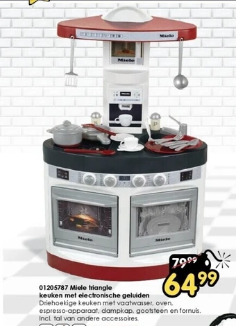 ToyChamp 01205787 miele triangle keuken met electronische geluiden aanbieding