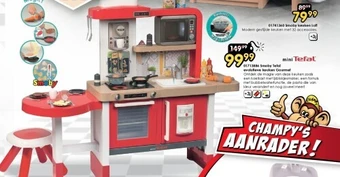 ToyChamp 01713886 smoby tefal evolutieve keuken gourmet aanbieding