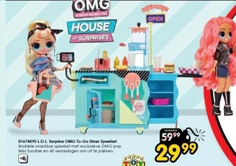 01674095 l.o.l. surprise omg to-go diner speelset