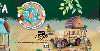 ToyChamp 71293 met de terreinwagen bij de leeuwen aanbieding