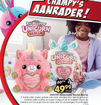 ToyChamp 01657937 rainbocorns unicorn rescue aanbieding