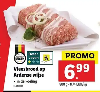 Lidl Vleesbrood op Ardense wijze aanbieding