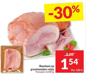 Intermarché Beenham op grootmoeders wijze 100g aanbieding