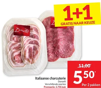 Intermarché Italiaanse charcuterie aanbieding