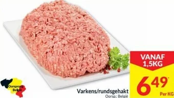 Intermarché Varkens/rundsgehakt aanbieding