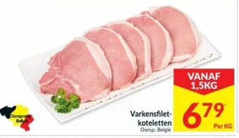 Intermarché Varkensfilet-koteletten aanbieding