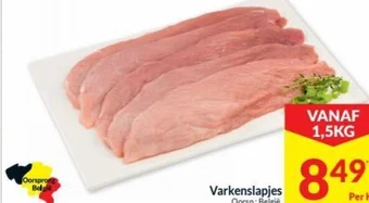 Intermarché Varkenslapjes aanbieding