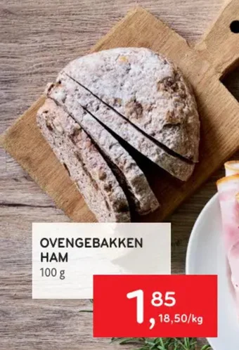 Alvo OVENGEBAKKEN HAM 100 g aanbieding