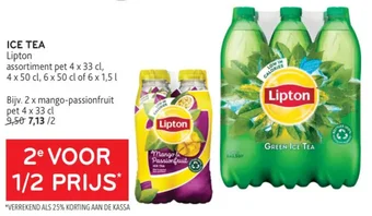 Alvo ICE TEA Lipton aanbieding
