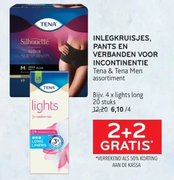 Alvo INLEGKRUISJES, PANTS EN VERBANDEN VOOR INCONTINENTIE aanbieding