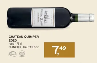 Alvo CHÂTEAU QUIMPER 2020 aanbieding