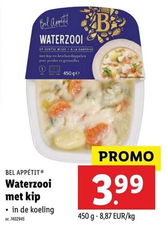 Lidl Bel Appétit Waterzooi met kip aanbieding