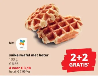 Spar Colruyt Suikerwafel met boter 100 g aanbieding