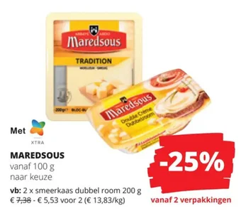 Spar Colruyt MAREDSOUS aanbieding