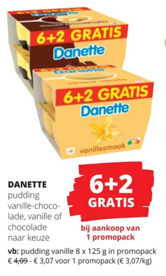 Spar Colruyt DANETTE aanbieding
