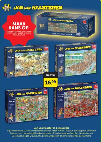 Boekenvoordeel Jan van Haasteren Legpuzzels aanbieding