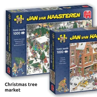 Boekenvoordeel Christmas tree market aanbieding