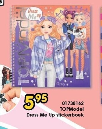 ToyChamp 01738162 topmodel dress me up stickerboek aanbieding