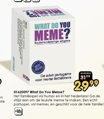 ToyChamp 01625097 what do you meme? aanbieding